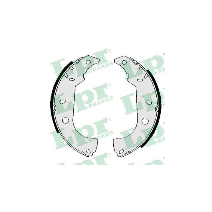 Stabdžių trinkelių komplektas LPR 04860