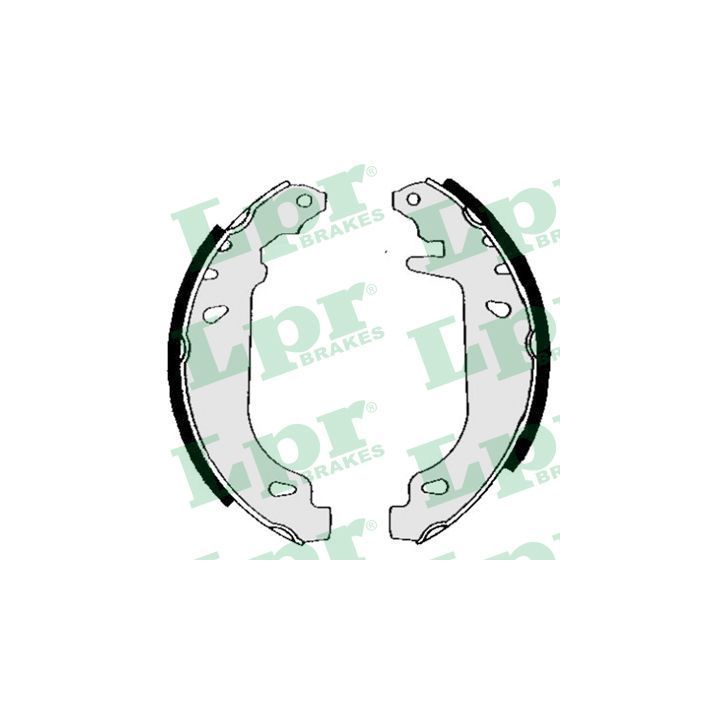 Stabdžių trinkelių komplektas LPR 04880