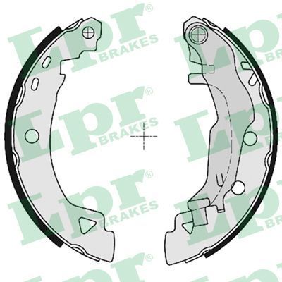 Stabdžių trinkelių komplektas LPR 04925