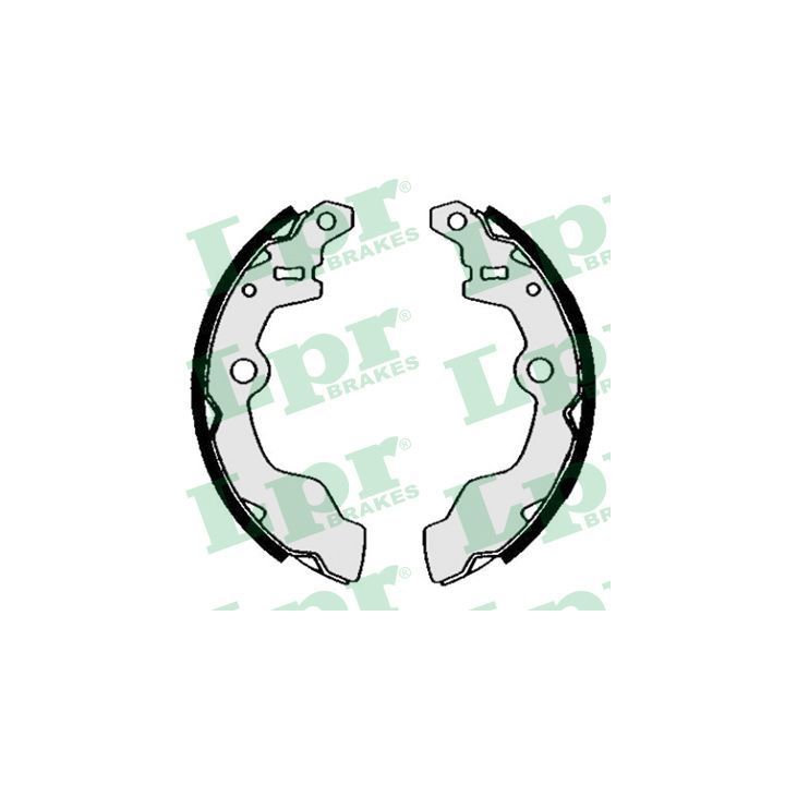 Stabdžių trinkelių komplektas LPR 05080