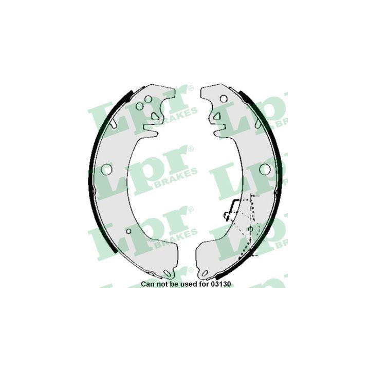 Stabdžių trinkelių komplektas LPR 05090