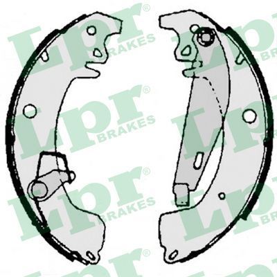 Stabdžių trinkelių komplektas LPR 05095