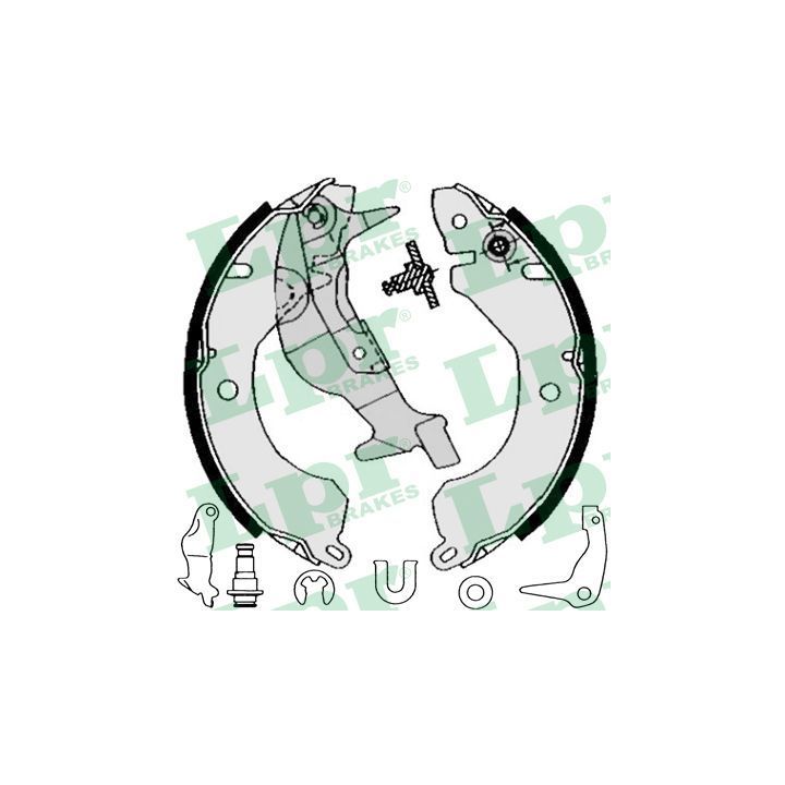 Stabdžių trinkelių komplektas LPR 05221