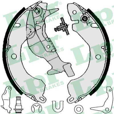 Stabdžių trinkelių komplektas LPR 05221