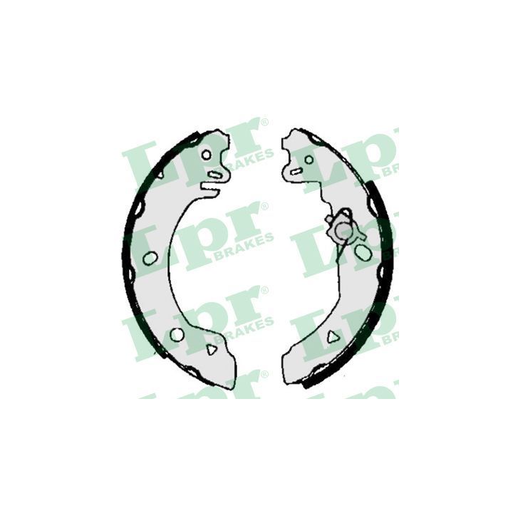 Stabdžių trinkelių komplektas LPR 05770