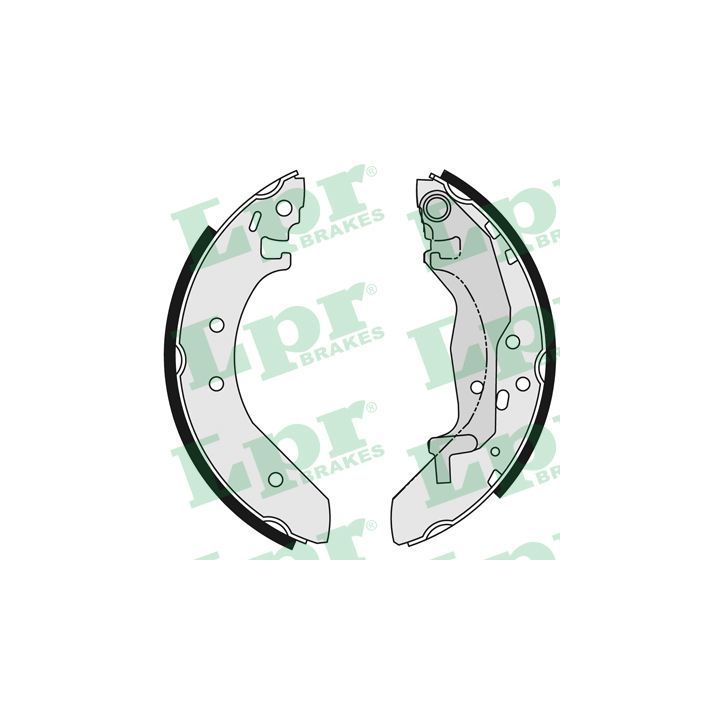 Stabdžių trinkelių komplektas LPR 06040