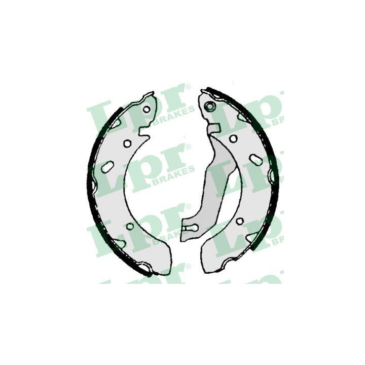 Stabdžių trinkelių komplektas LPR 06990