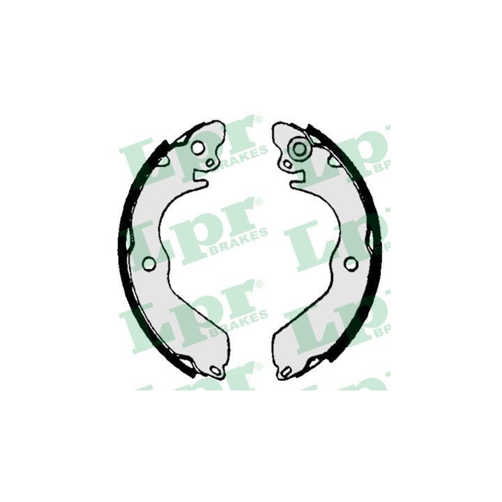 Stabdžių trinkelių komplektas LPR 07020