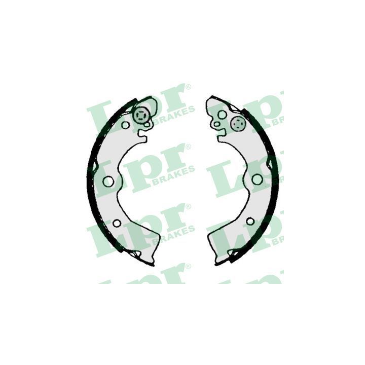 Stabdžių trinkelių komplektas LPR 07030