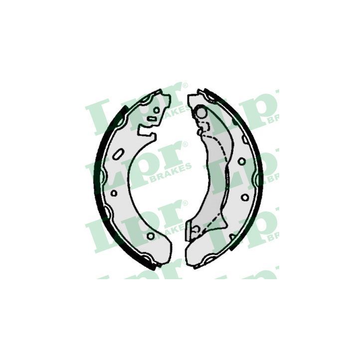 Stabdžių trinkelių komplektas LPR 07100