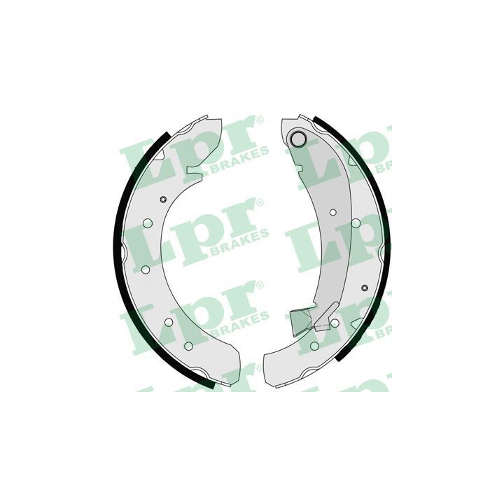 Stabdžių trinkelių komplektas LPR 07120