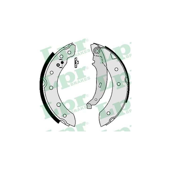 Stabdžių trinkelių komplektas LPR 07130