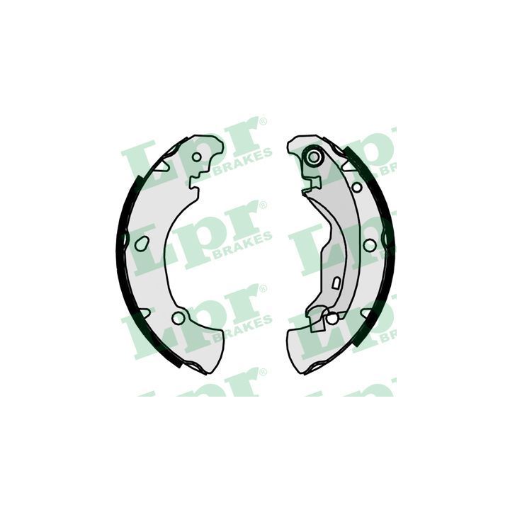 Stabdžių trinkelių komplektas LPR 07160