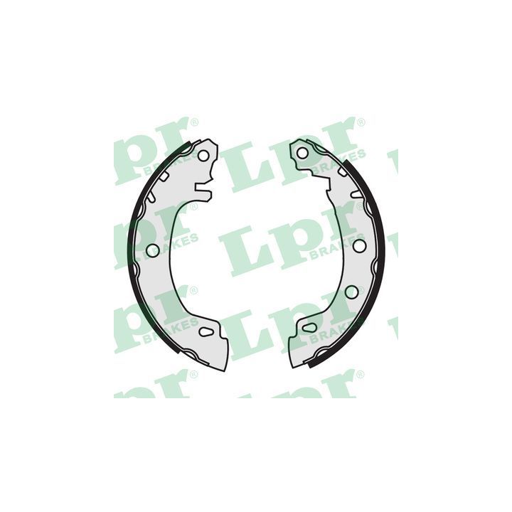 Stabdžių trinkelių komplektas LPR 07170