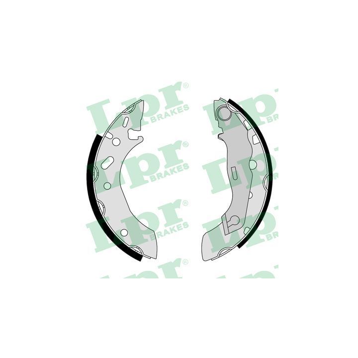 Stabdžių trinkelių komplektas LPR 07175