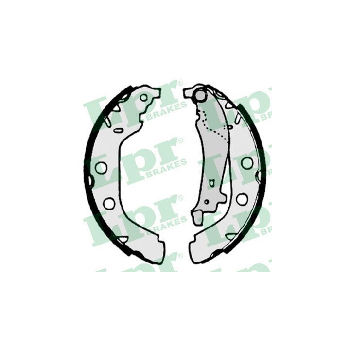 Stabdžių trinkelių komplektas LPR 07180