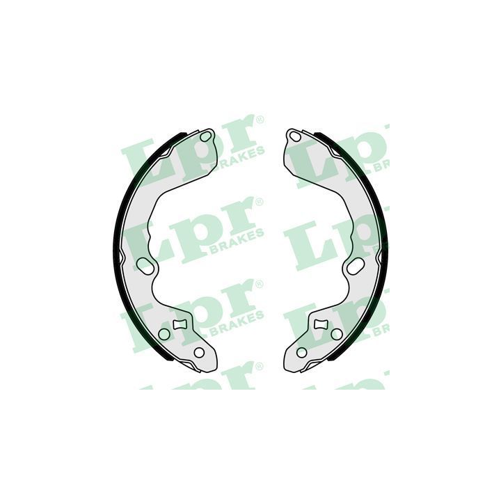 Stabdžių trinkelių komplektas LPR 07190