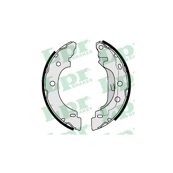 Stabdžių trinkelių komplektas LPR 07330