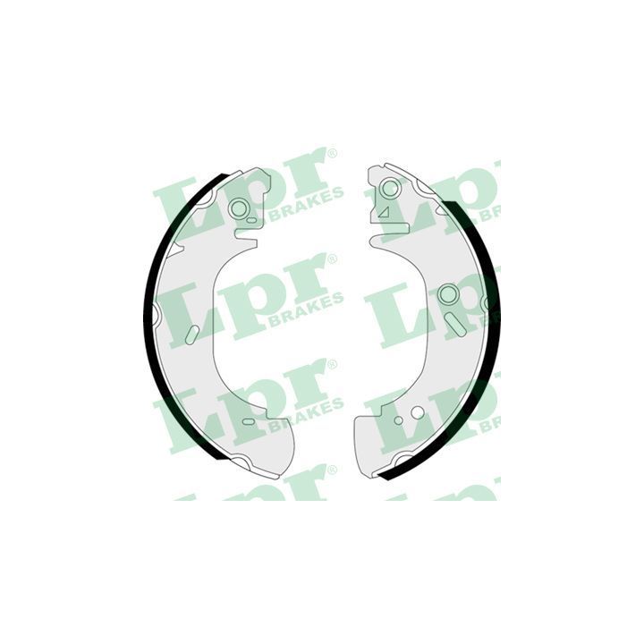 Stabdžių trinkelių komplektas LPR 07400