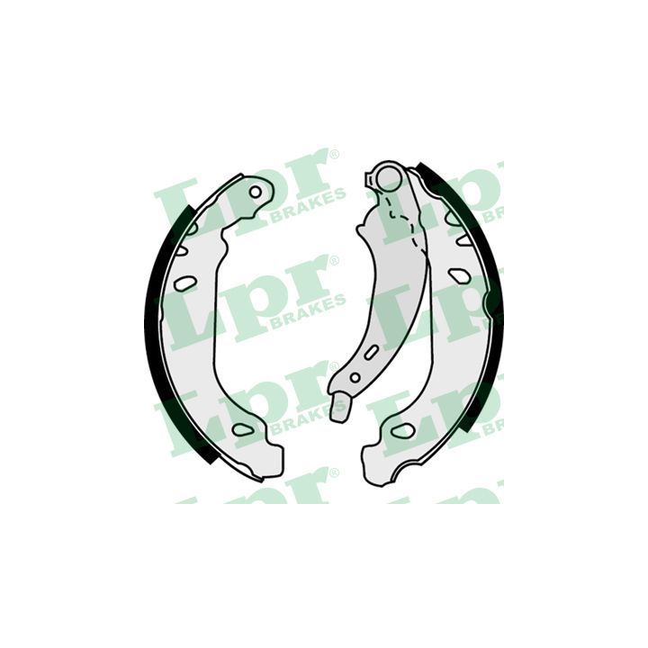 Stabdžių trinkelių komplektas LPR 07430