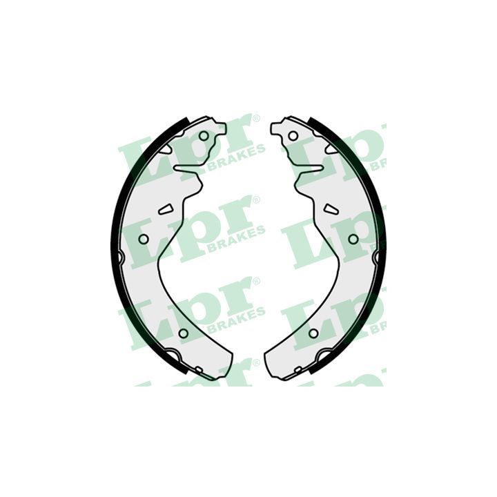 Stabdžių trinkelių komplektas LPR 07450