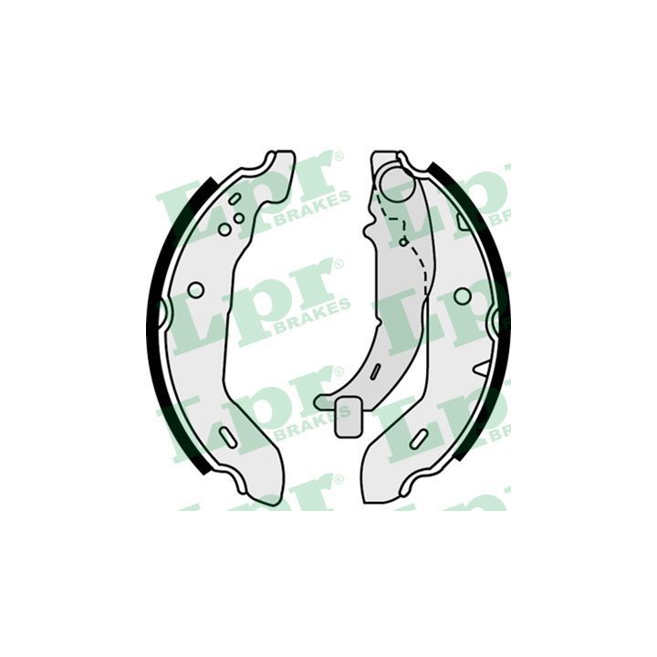 Stabdžių trinkelių komplektas LPR 07480