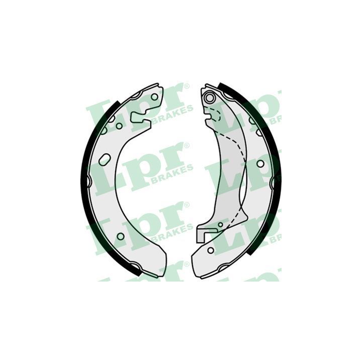 Stabdžių trinkelių komplektas LPR 07510