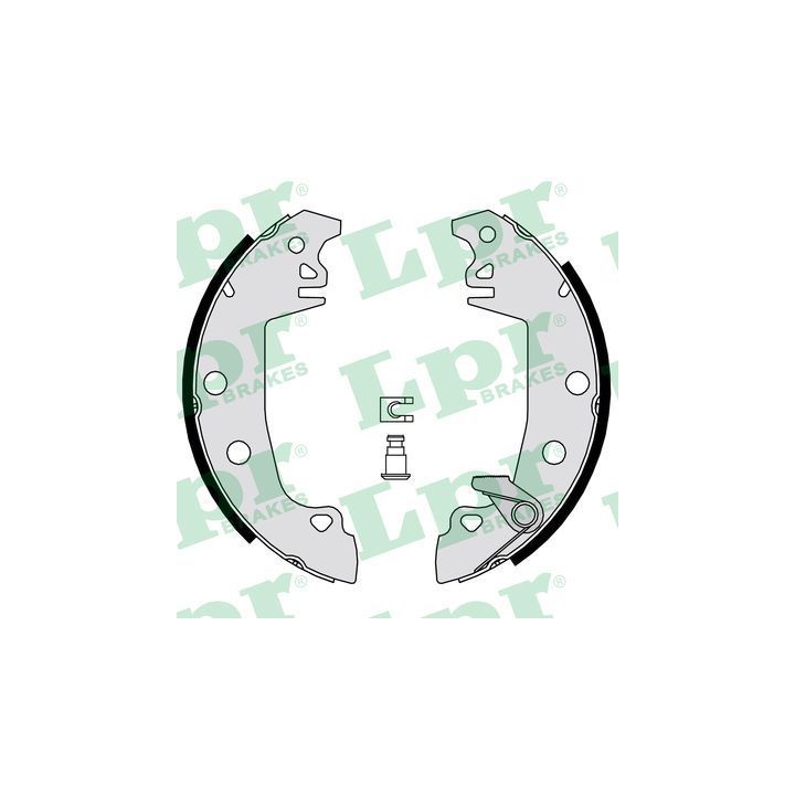Stabdžių trinkelių komplektas LPR 07520