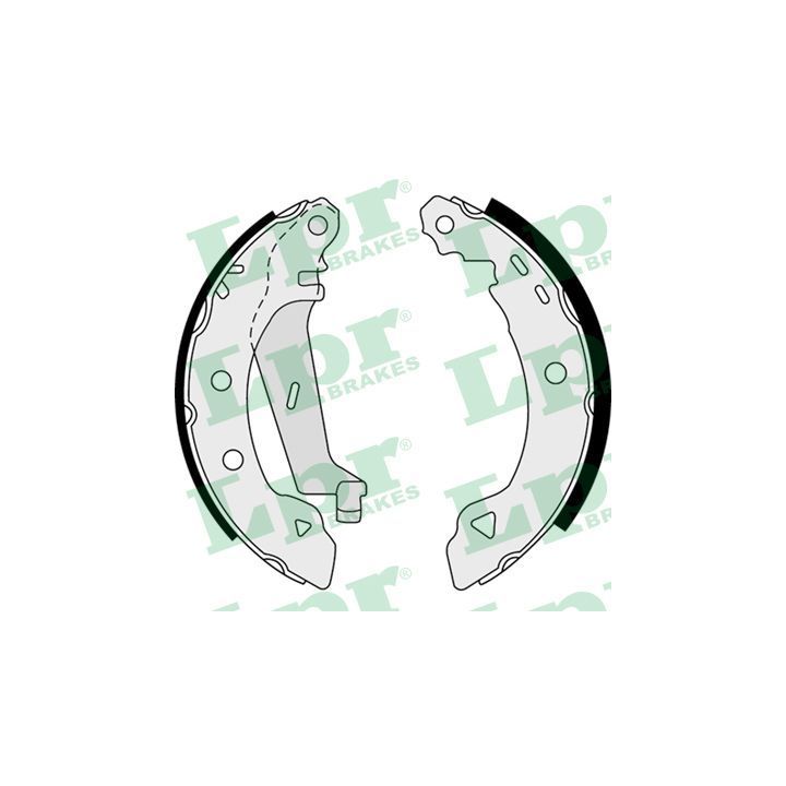 Stabdžių trinkelių komplektas LPR 07530