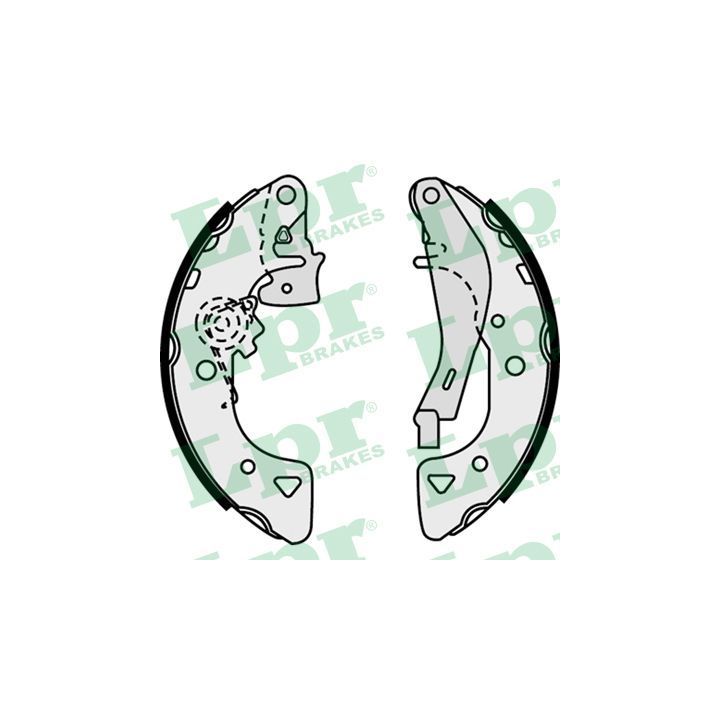 Stabdžių trinkelių komplektas LPR 07540