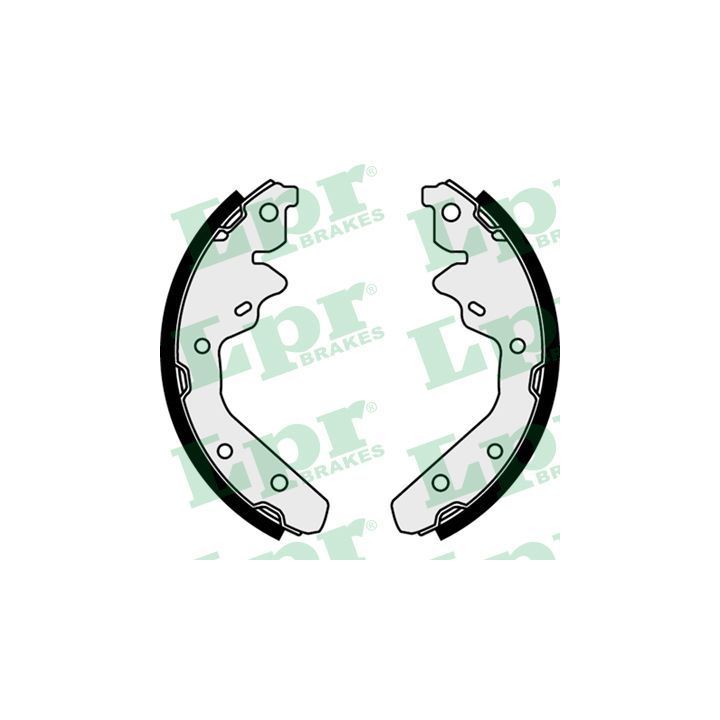 Stabdžių trinkelių komplektas LPR 07630