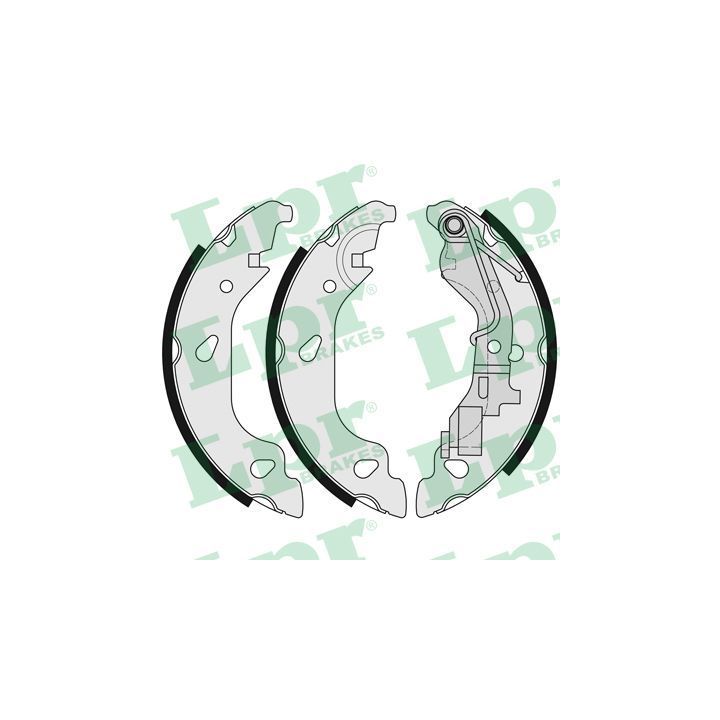 Stabdžių trinkelių komplektas LPR 07690