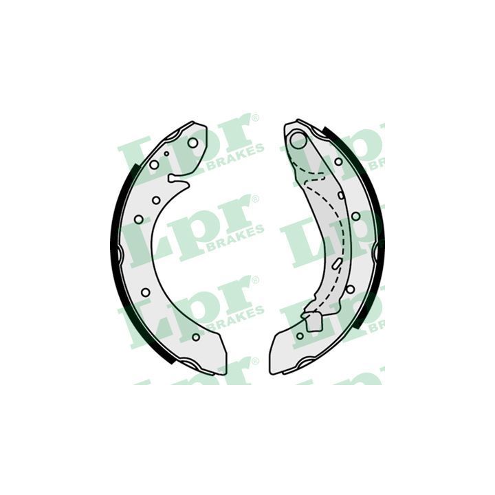 Stabdžių trinkelių komplektas LPR 07730