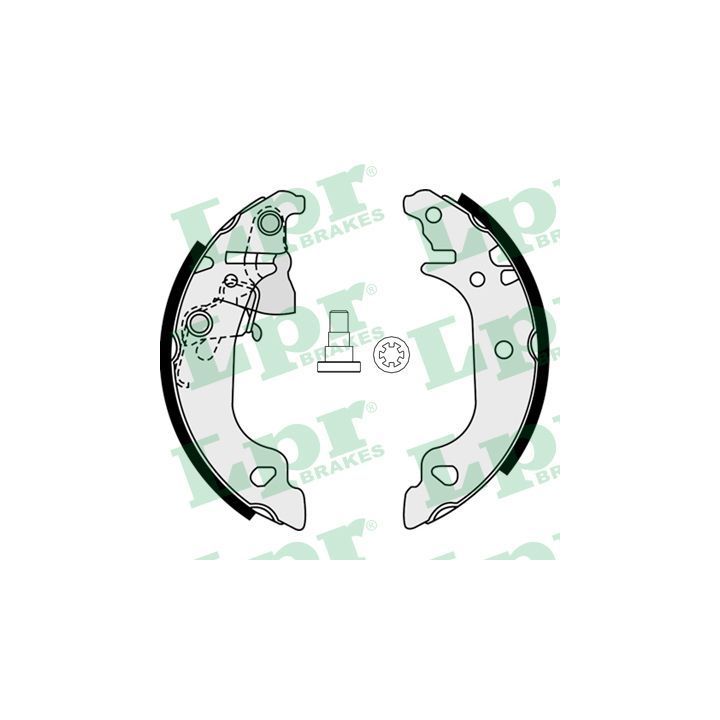 Stabdžių trinkelių komplektas LPR 07920