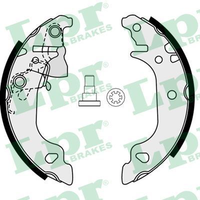 Stabdžių trinkelių komplektas LPR 07920