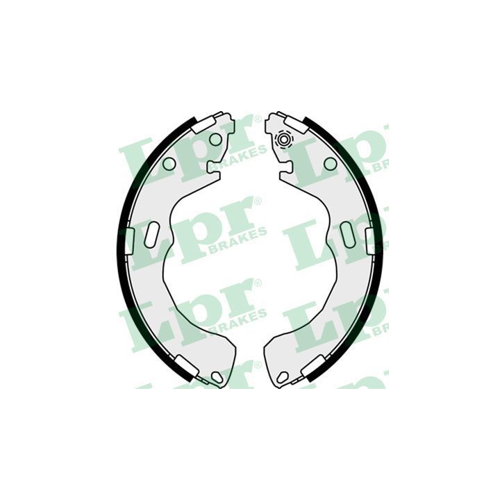 Stabdžių trinkelių komplektas LPR 08030