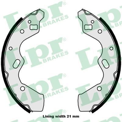 Stabdžių trinkelių komplektas LPR 08050