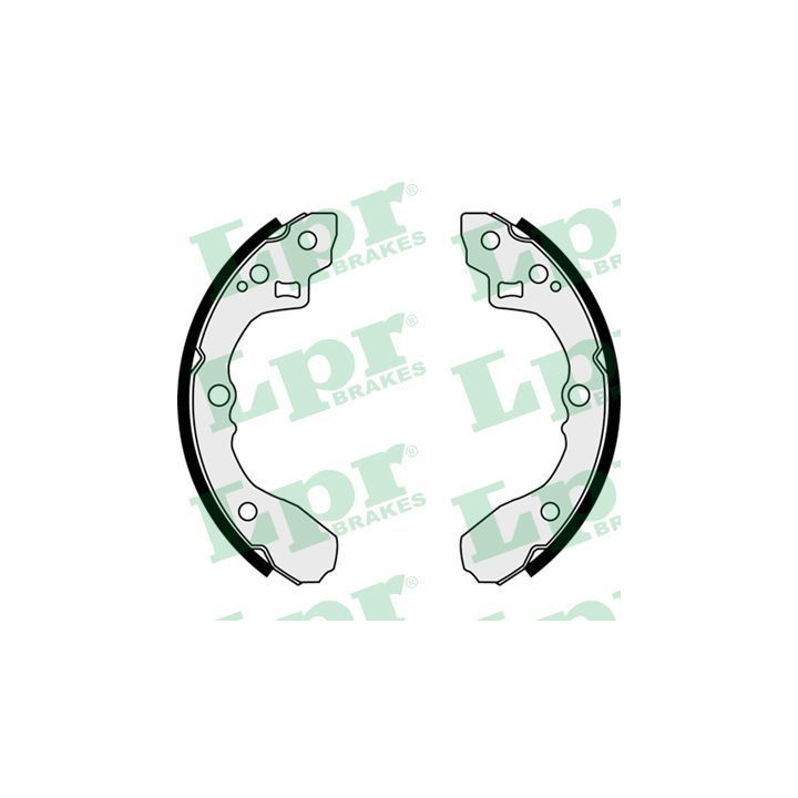 Stabdžių trinkelių komplektas LPR 08060