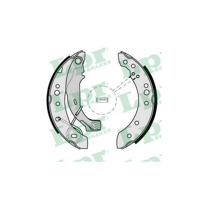 Stabdžių trinkelių komplektas LPR 08150