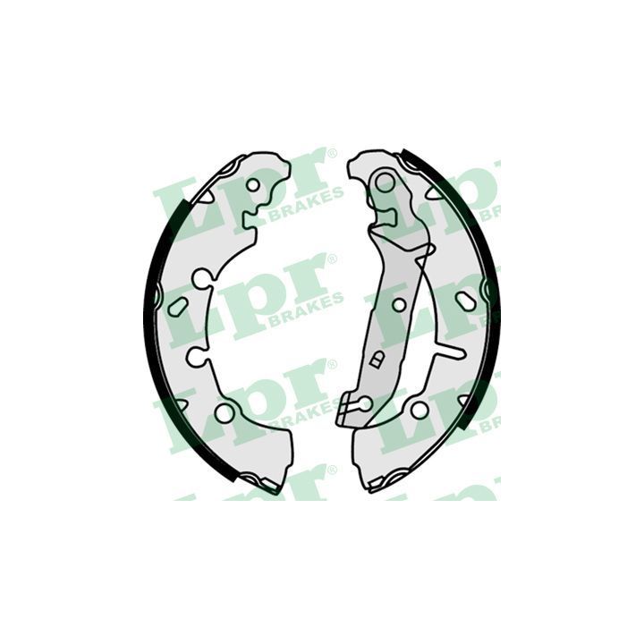 Stabdžių trinkelių komplektas LPR 08200