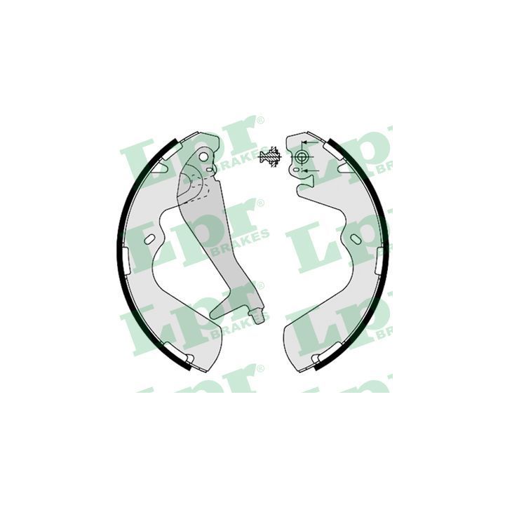 Stabdžių trinkelių komplektas LPR 08240