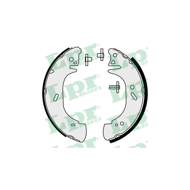 Stabdžių trinkelių komplektas LPR 08440