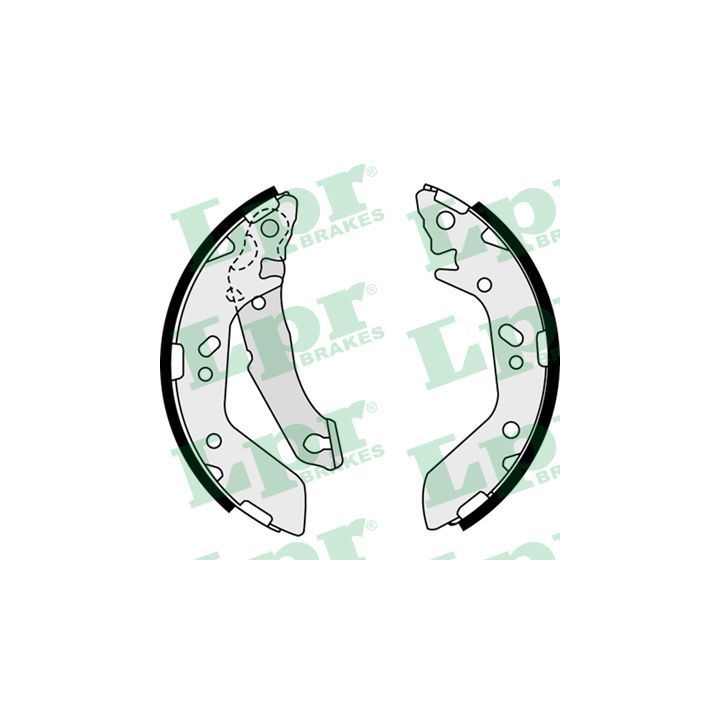 Stabdžių trinkelių komplektas LPR 08480