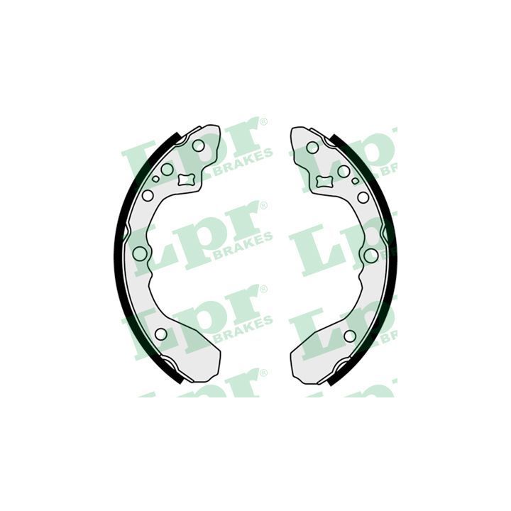 Stabdžių trinkelių komplektas LPR 08490