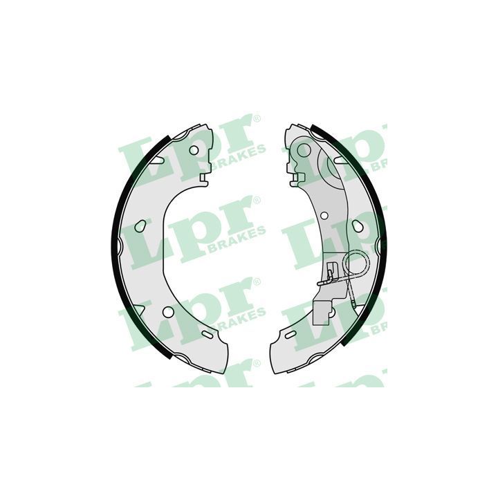 Stabdžių trinkelių komplektas LPR 08540