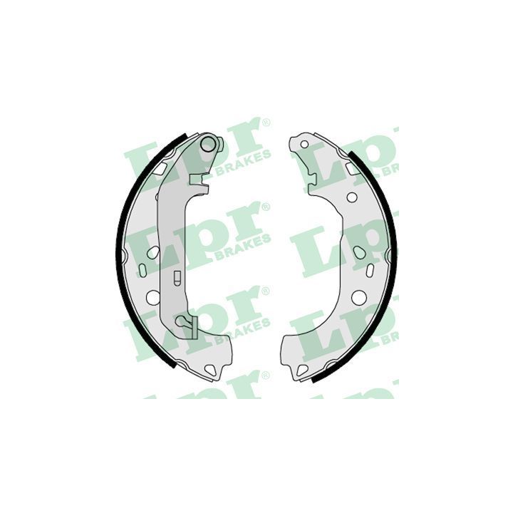 Stabdžių trinkelių komplektas LPR 08550