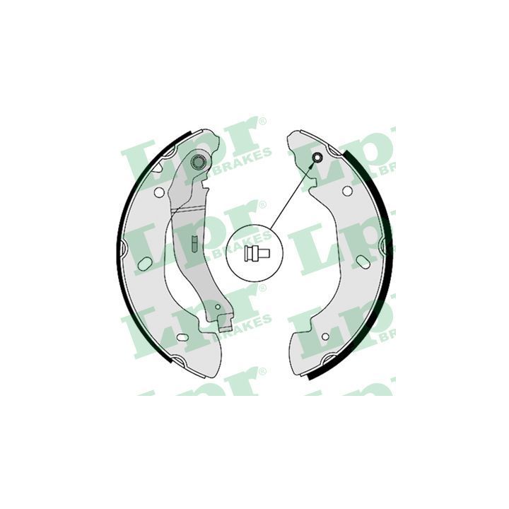 Stabdžių trinkelių komplektas LPR 08580