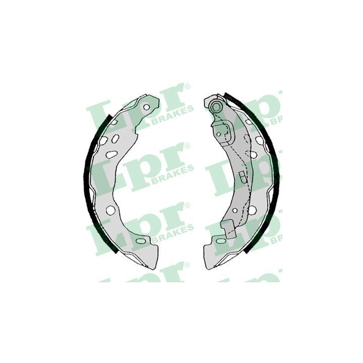 Stabdžių trinkelių komplektas LPR 08630