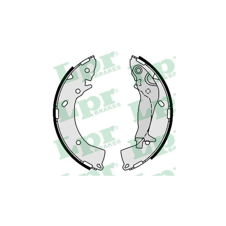 Stabdžių trinkelių komplektas LPR 08670