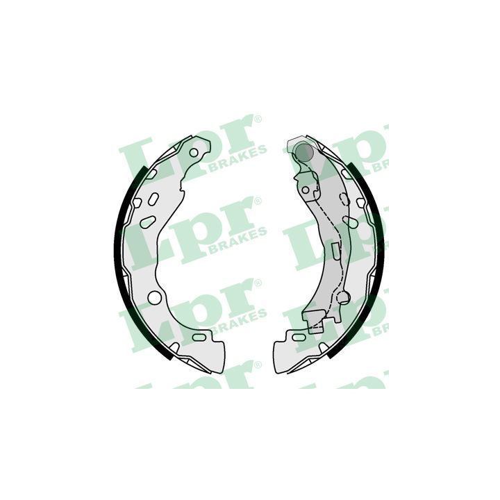 Stabdžių trinkelių komplektas LPR 08700